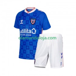Camisola Sunderland Criança Equipamento Segundo 2025-2026 Manga Curta